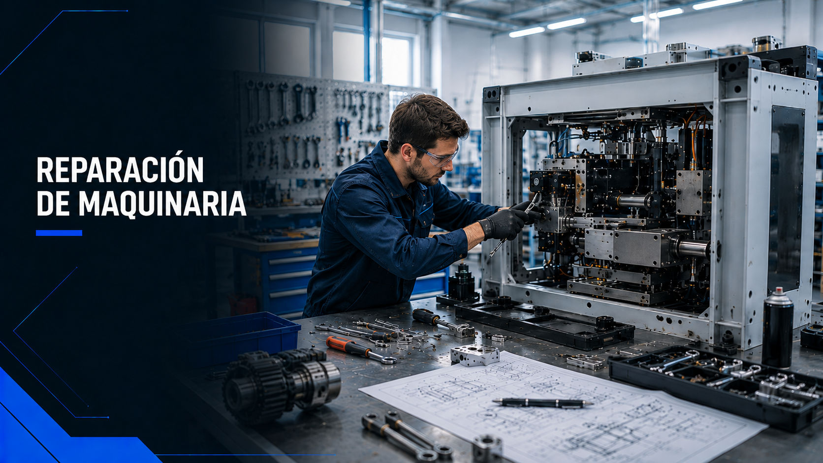 Reparación y mantenimiento de maquinaria industrial